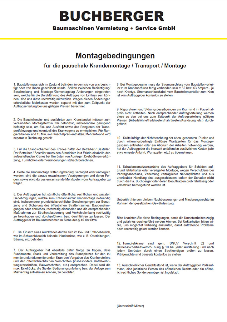 Verkaufsbedingungen